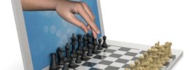 Playing chess against computer